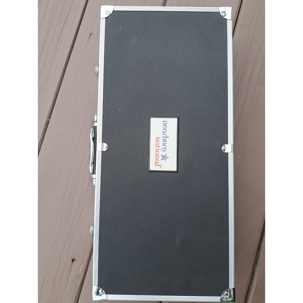 New Barbecue Set Stainless Steel In Dearborn National Hard Shell‎ Carrying Case
